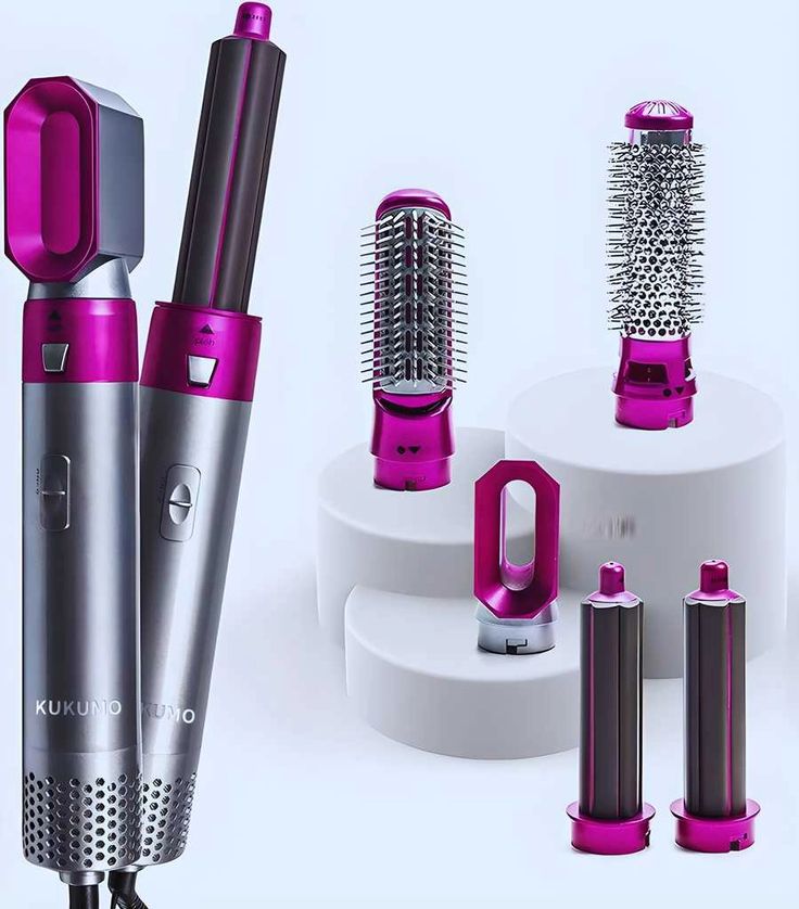 Muti-Functional 5 IN 1 Hair Styling Tool Detachable Hot Air Brush Hair Dryer with Comb