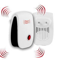 Ultrasonic Pest Repeller Machine for Mosquito Rats Cockroach Home Plug in Electric Pest Repellent Pest Control Reject Aid (Red)