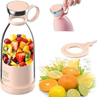 MIXEN Fresh Juice Portable Blender, 350ML Smoothie Blender Bottle, Grinder For Smoothie or Shakes, Baby Food, Personal Mixer, Mini Juicer Travel/School/Office/Workout/Travel Use