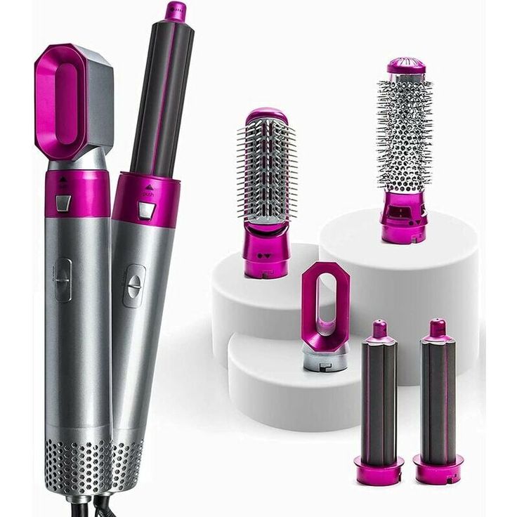 Muti-Functional 5 IN 1 Hair Styling Tool Detachable Hot Air Brush Hair Dryer with Comb