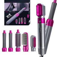 Muti-Functional 5 IN 1 Hair Styling Tool Detachable Hot Air Brush Hair Dryer with Comb