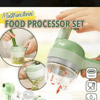 4 in 1 Portable Electric Vegetable Cutter Set