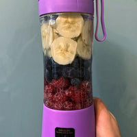 Portable Home Electric 6-Blade Juicer with USB Charging